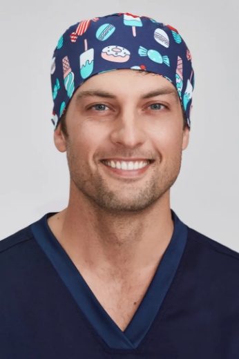 Picture of Biz Care, Printed Unisex Scrub Cap